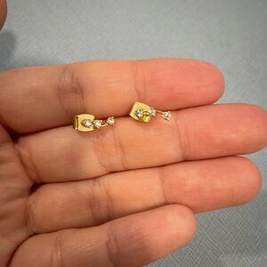 Madewell gold constellation earrings